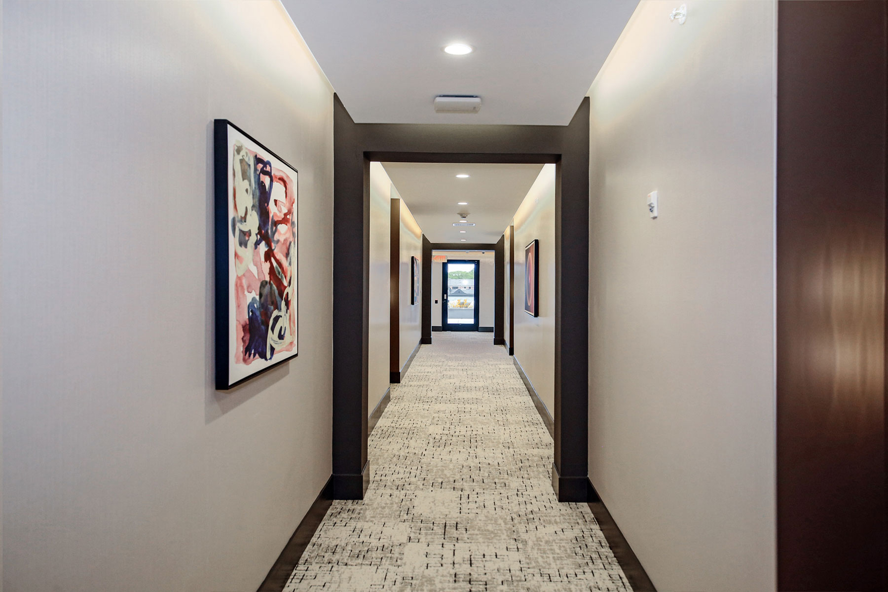 Mosaic at South Orange hallway