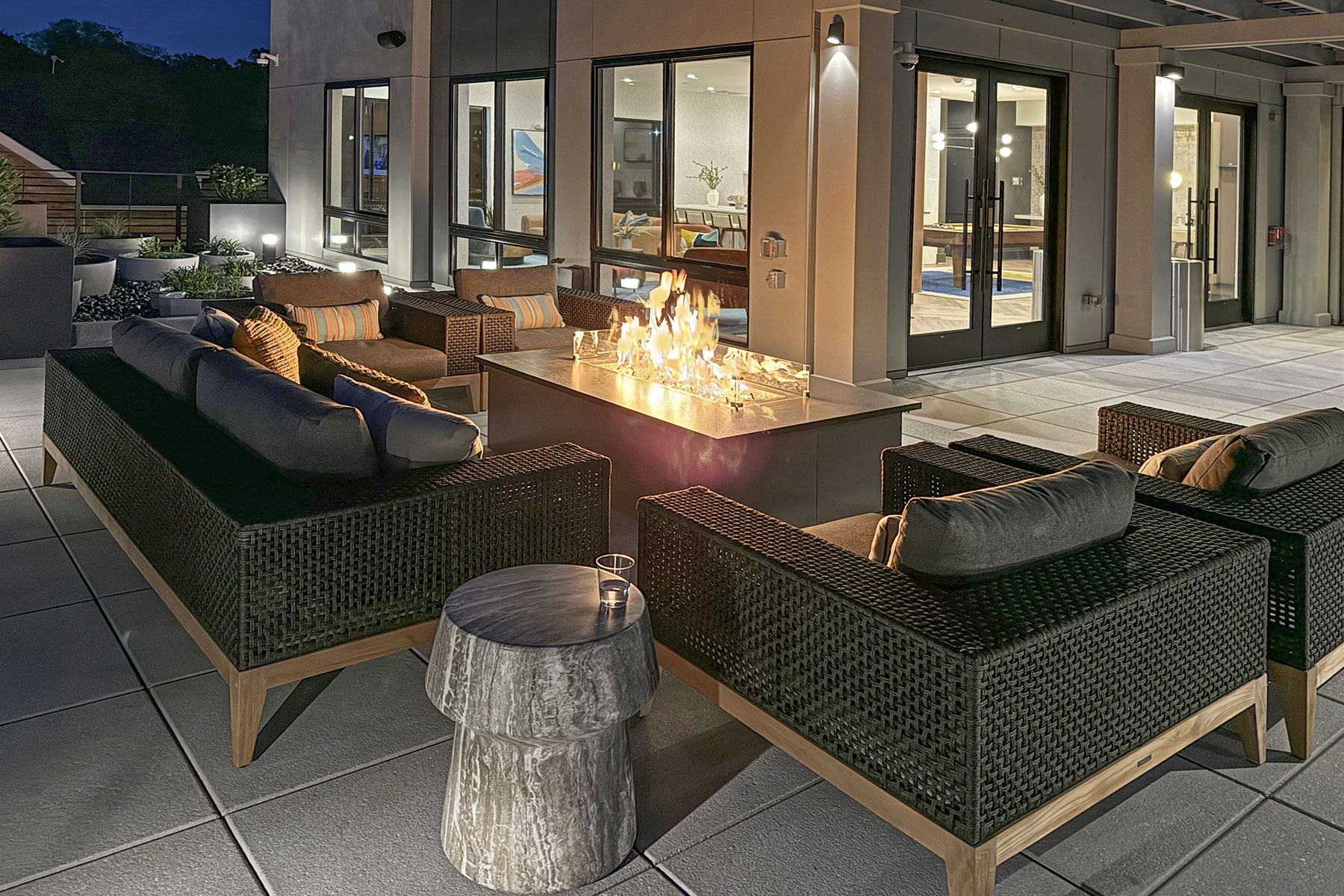 Mosaic at South Orange outdoor deck